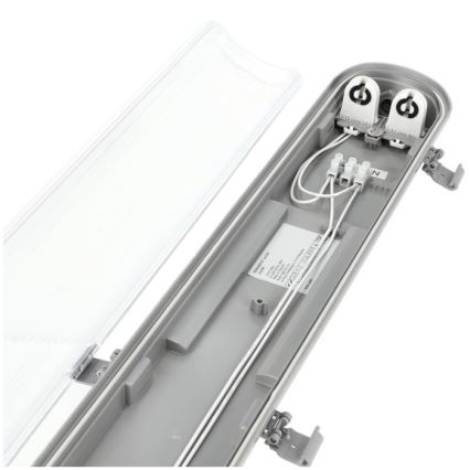 Corpo illuminante tecnico LED per tubi T8 2xG13/18W/230V 4000K IP65 127 cm