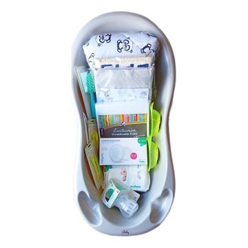 COSING - Kit di avvio da 16 pezzi per neonati, grigio