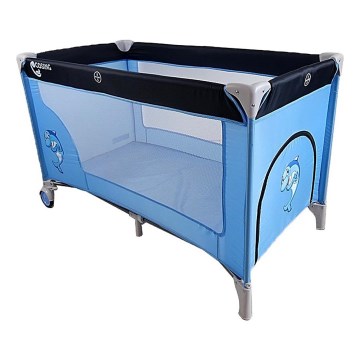 COSING - Lettino da viaggio ADAM Dolphin Blue