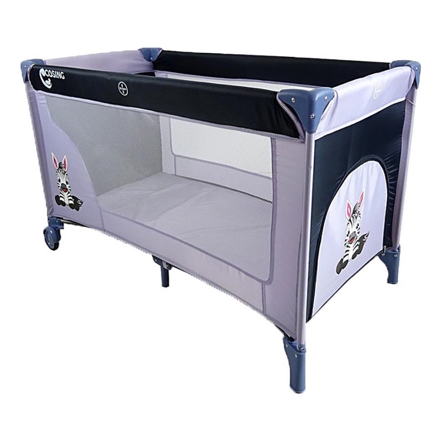 COSING - Lettino da viaggio ADAM Zebra Grey