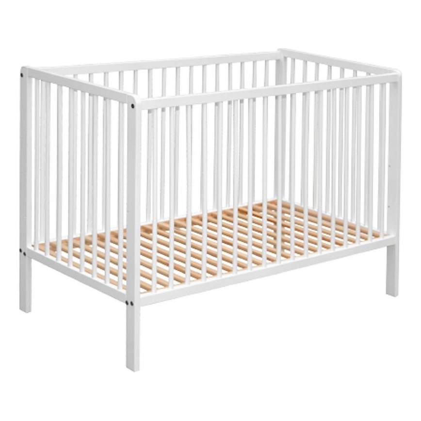 COSING - Lettino per bambini 120x60 cm faggio/bianco