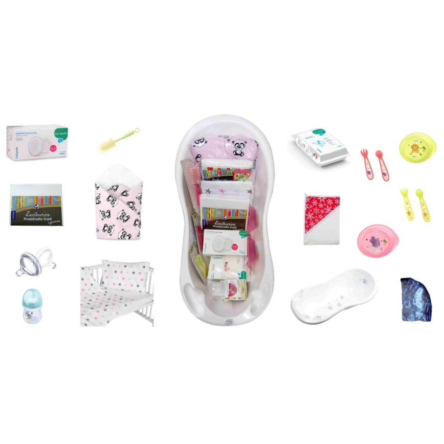 COSING - Set nascita da 16 pezzi per neonato, bianco