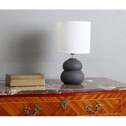 Cottex - Lampada da tavolo LUCIE 1xE14/8W/230V grigia