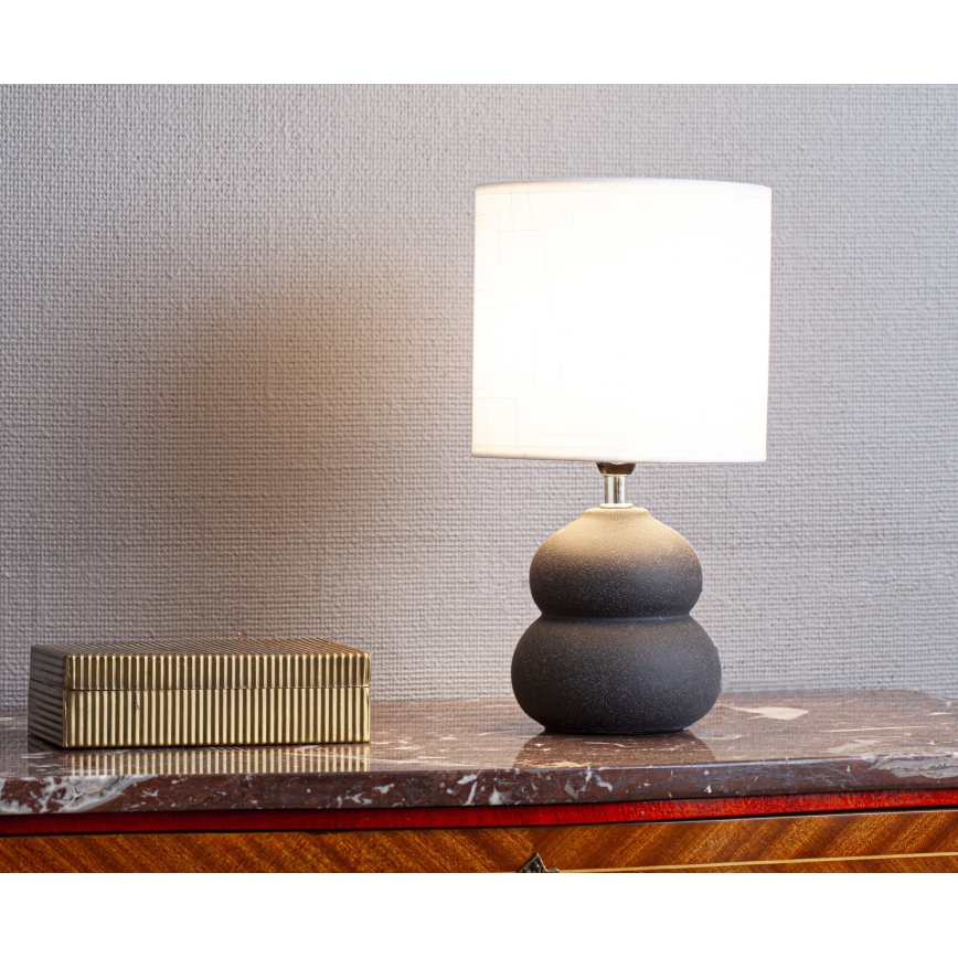 Cottex - Lampada da tavolo LUCIE 1xE14/8W/230V grigia