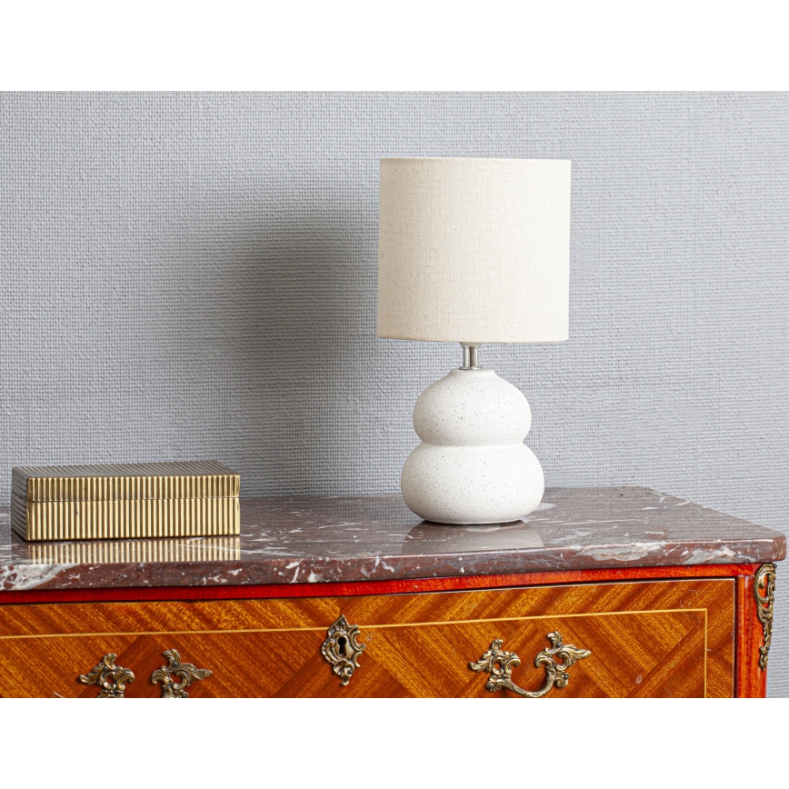 Cottex - Lampada da tavolo LUCIE 1xE14/8W/230V crema