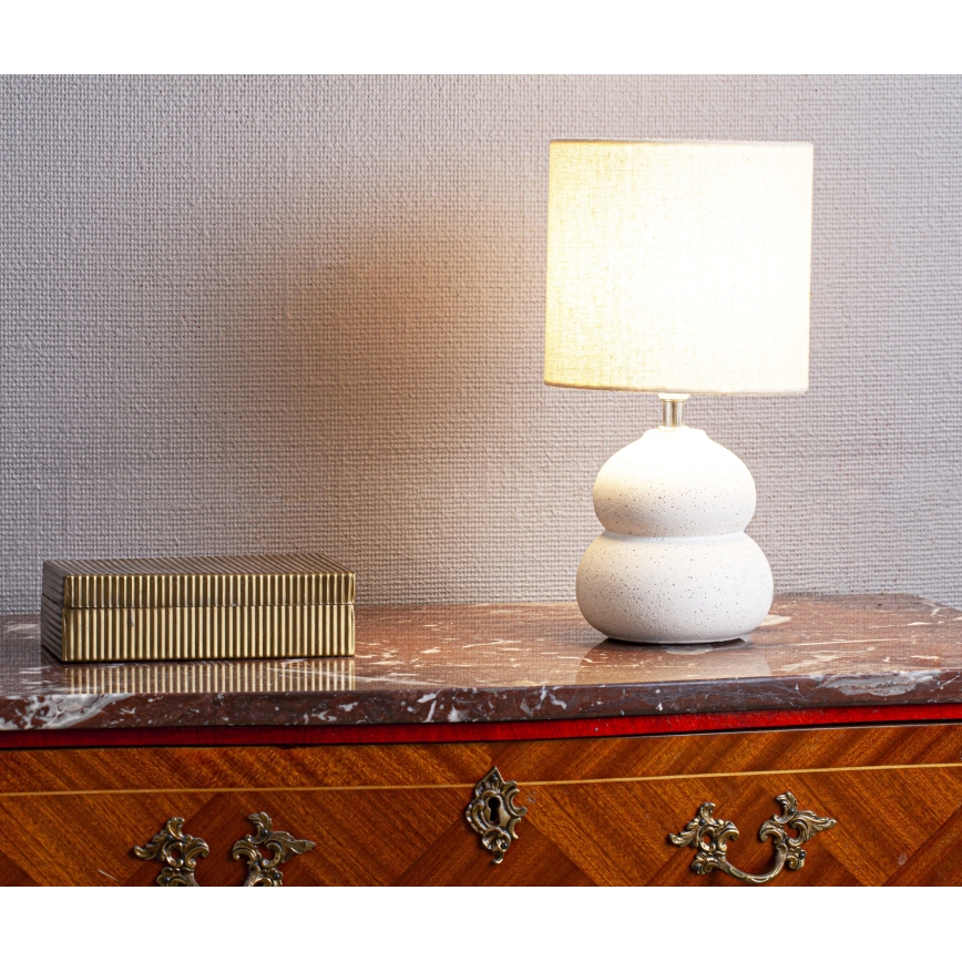 Cottex - Lampada da tavolo LUCIE 1xE14/8W/230V crema