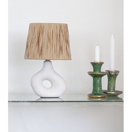 Cottex - Lampada da tavolo LUKE 1xE14/8W/230V crema