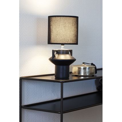 Cottex - Lampada da tavolo MATEO 1xE14/8W/230V nera