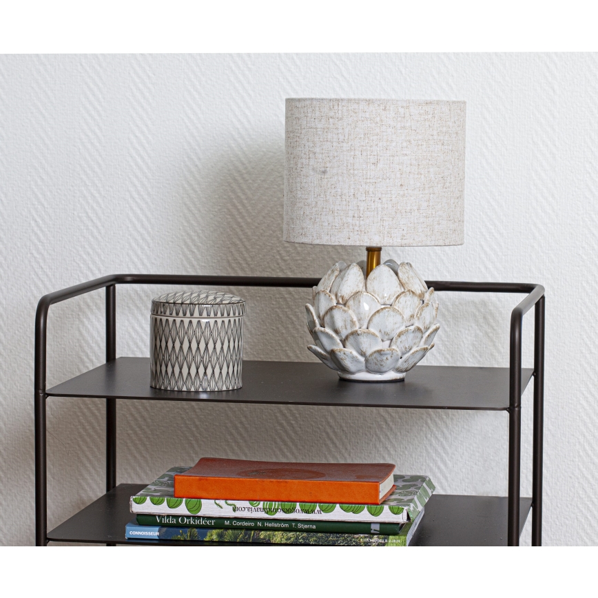 Cottex - Lampada da tavolo ROSANNA 1xE14/8W/230V color crema