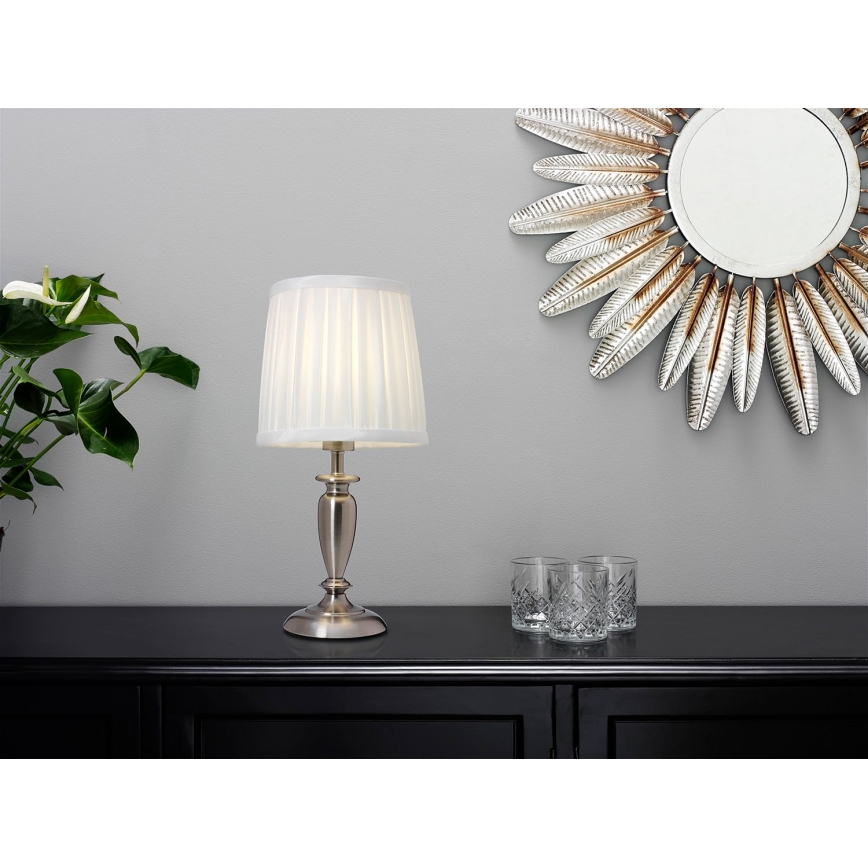 Cottex - Lampada da tavolo INEB 1xE14/40W/230V argento