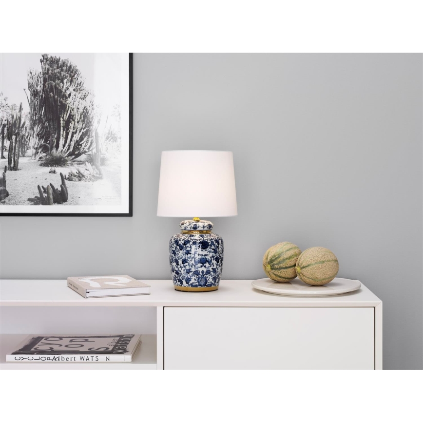 Cottex - Lampada da tavolo KLASSISK 1xE14/40W/230V blu