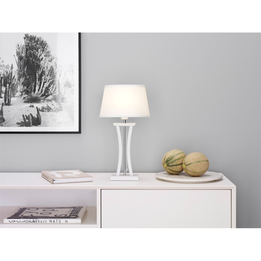 Cottex - Lampada da tavolo NEW CHELSEA 1xE14/40W/230V bianca