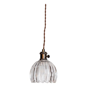 Cottex - Lampada a sospensione con cavo NORA 1xE14/5W/230V trasparente