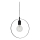 Cottex - Lampada a sospensione su cavo SPARTAN RINGO 1xE27/60W/230V