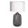 Cottex - Lampada da tavolo BLAKE 1xE27/8W/230V grigia