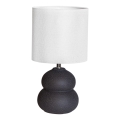 Cottex - Lampada da tavolo LUCIE 1xE14/8W/230V grigia