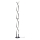 Cottex - Lampada da terra a LED VINDLA LED/22W/230V nera