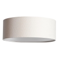 Cottex - Plafoniera ABBIE 2xE27/8W/230V Ø 38 cm crema