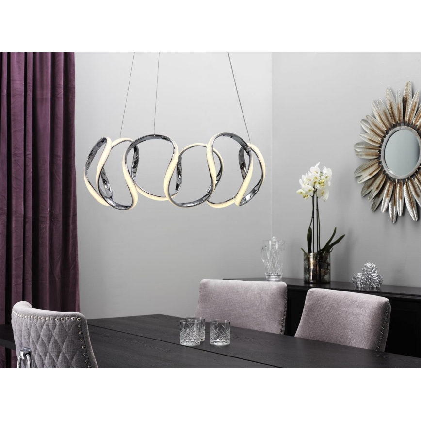 Cottex - Lampadario LED sospeso su cavo WAVE LED/40W/230V