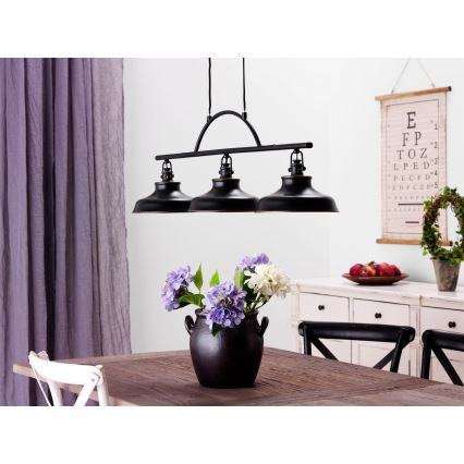 Cottex - Lampadario a cavo NEW HAVEN 3xE14/40W/230V