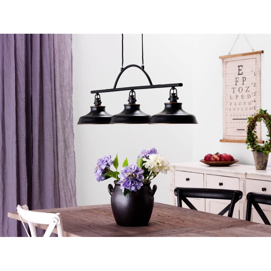 Cottex - Lampadario a cavo NEW HAVEN 3xE14/40W/230V