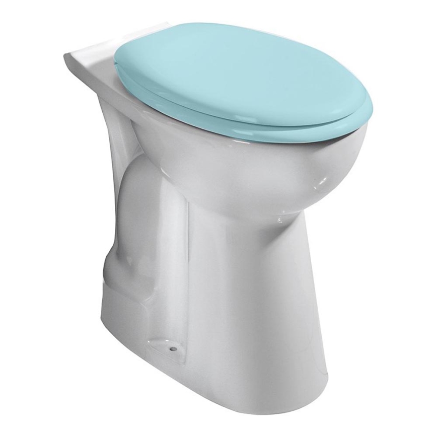 Creavit - WC combinato accessibile scarico a pavimento ceramica/bianco