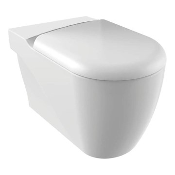 Creavit - WC combinato GRANDE XL scarico inferiore/posteriore ceramica/bianco