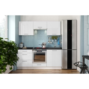 Cucina CELESTE 180 cm bianco lucido