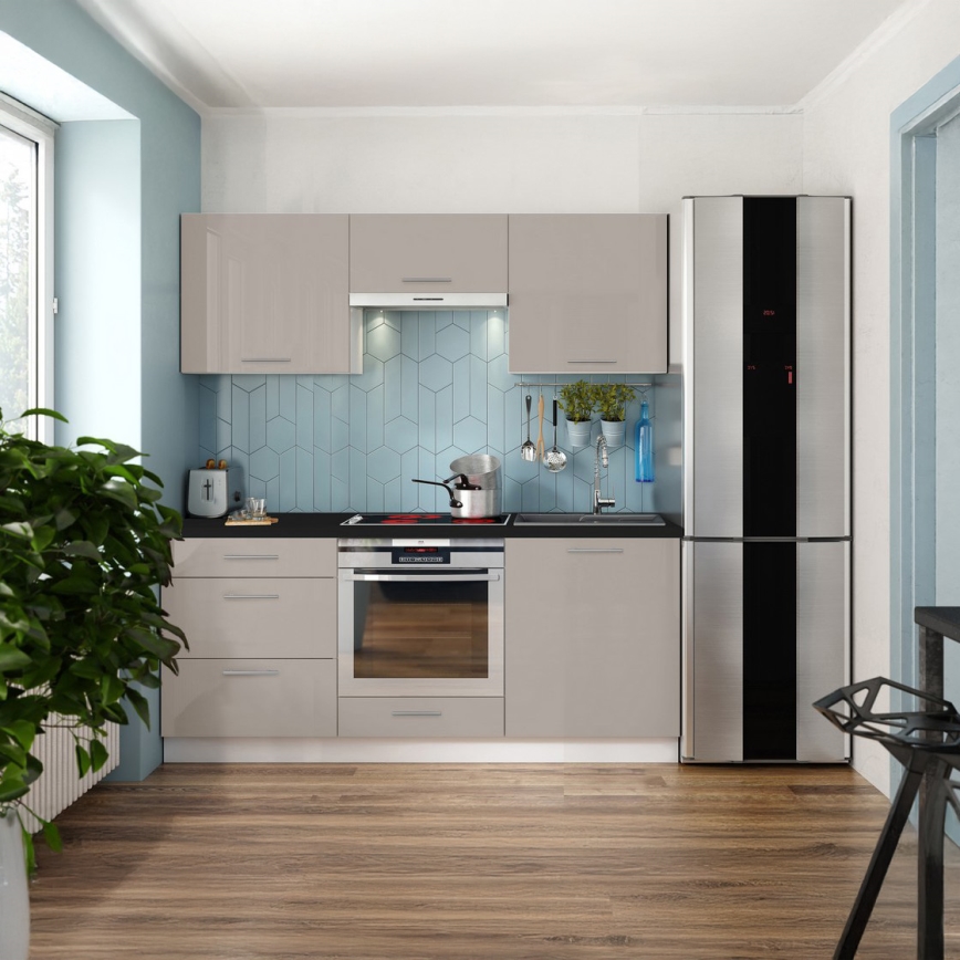 Cucina CELESTE 180 cm lucida taupe