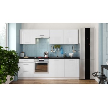 Cucina CELESTE 240 cm bianca lucida