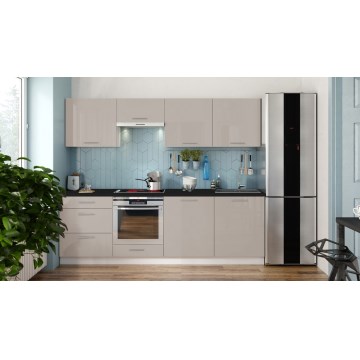 Cucina CELESTE 240 cm lucida taupe