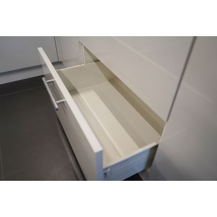 Cucina componibile CELESTE 240 cm, bianco lucido