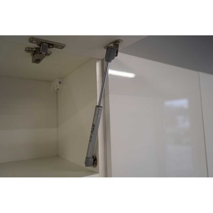 Cucina componibile CELESTE 240 cm, bianco lucido