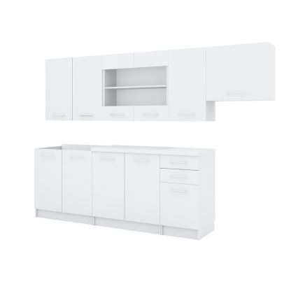 Cucina componibile MARISA 260 cm bianca