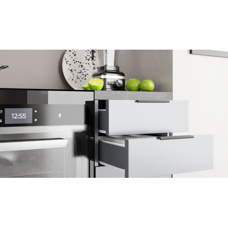 Cucina componibile PEARL 240 cm grigia