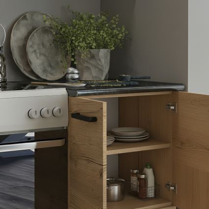 Cucina componibile ROSALIA 240 cm, rovere craft