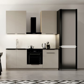 Cucina EVE 200 cm, colore taupe