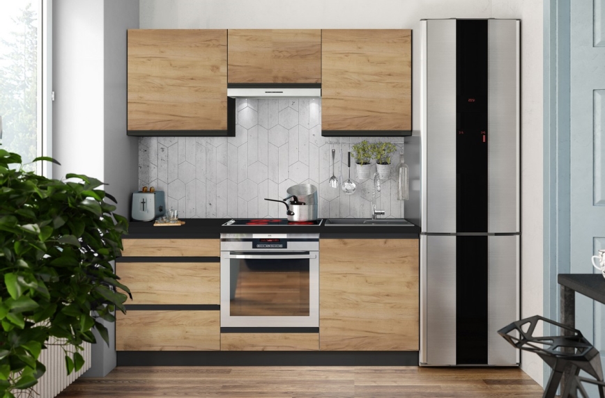 Cucina MARINA 180 cm in rovere naturale