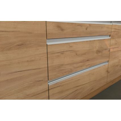 Cucina MARINA 180 cm rovere craft/bianco lucido