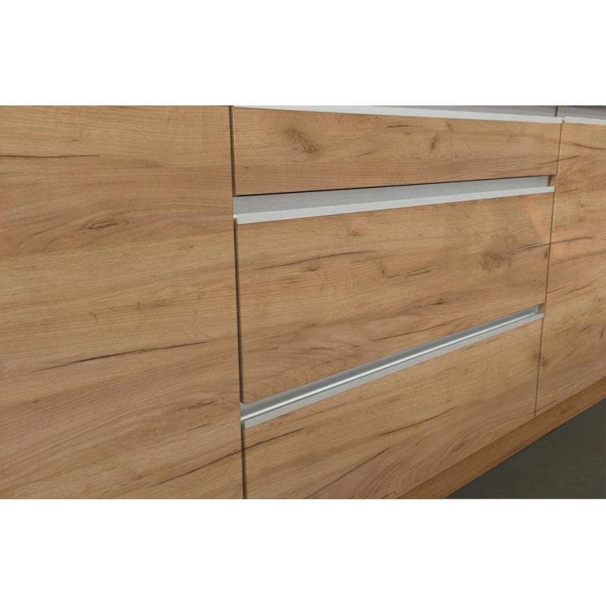 Cucina MARINA 180 cm rovere craft/bianco lucido