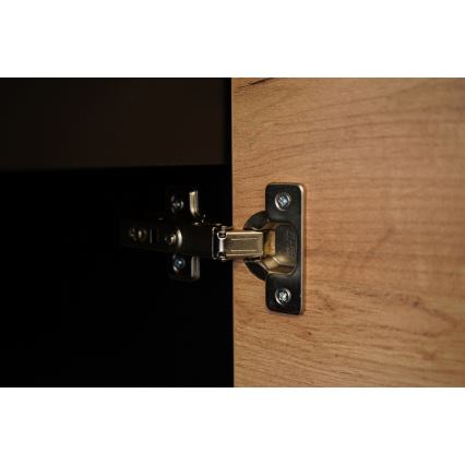 Cucina MARINA 180 cm rovere craft/nero lucido