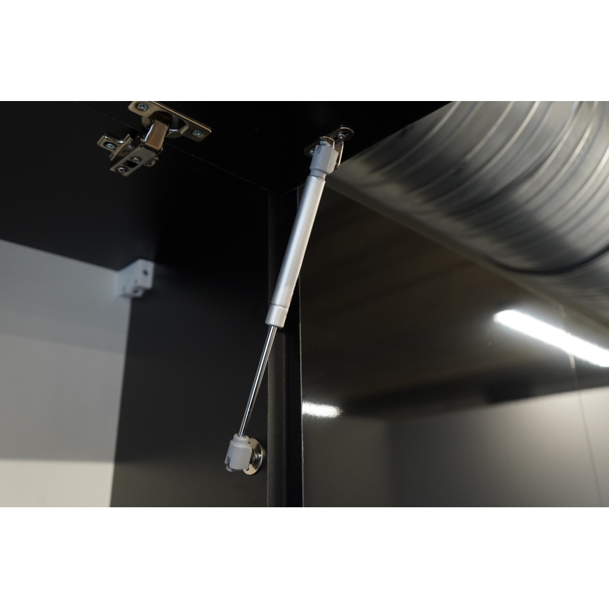 Cucina MARINA 240 cm rovere craft/nero lucido