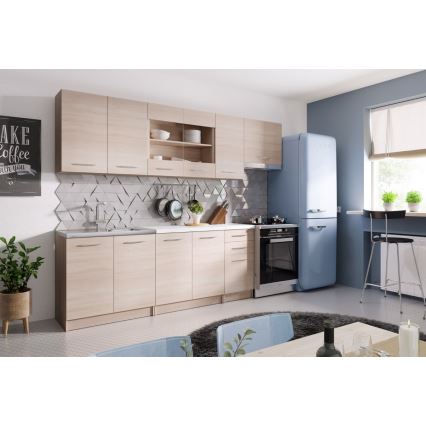 Cucina MARISA 260 cm, rovere sonoma