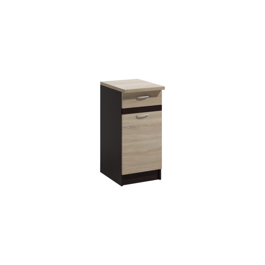 Cucina VALERIA 180 cm marrone/rovere sonoma