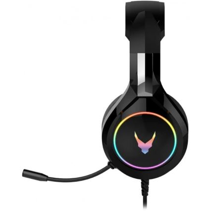 Cuffie con microfono VARR GAMING RGB USB nero