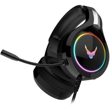 Cuffie con microfono VARR GAMING RGB USB nero