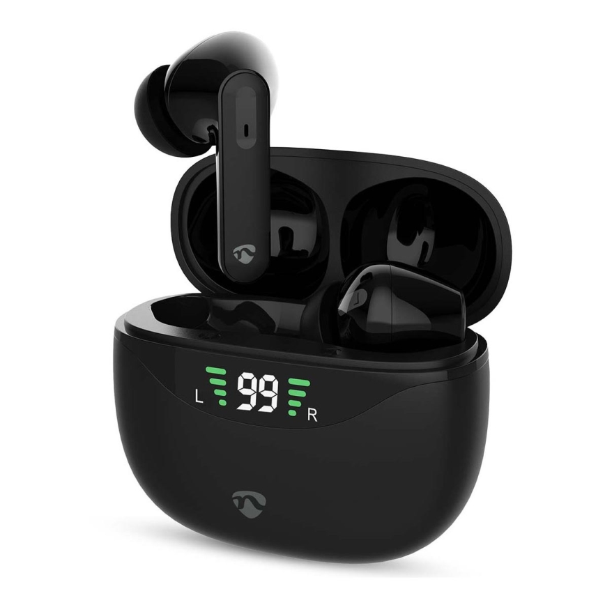 Cuffie wireless con ANC 320 mAh + 2x 40 mAh nero