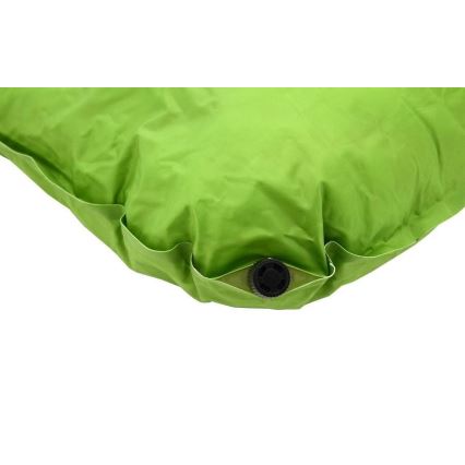 Self-inflating pillow verde