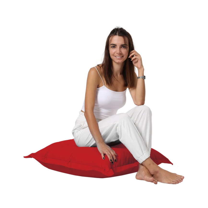 Cuscino da terra 70x70 cm rosso