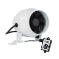 Dalap 24MF100 - Ventilatore da condotto con motore a risparmio energetico e regolatore di velocità MF 100 EC 18W/230V